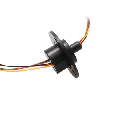 1PC Mini Rotary Slip Ring 2/4/6/8/12/18/24/36 Channels 1-2A Conductive Joint Connectors for Electrical Applications(Dia 22mm 6ch 2A)