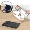 Bluetooth Keyboard Case for Fire Max 11 (13th Gen, 2023 Release), Detachable Wireless Keyboard Cover with Stand, PU Leather Protective Case for Fire Max 11 Tablet 11 Inch, Butterfly Bird Flower view 3