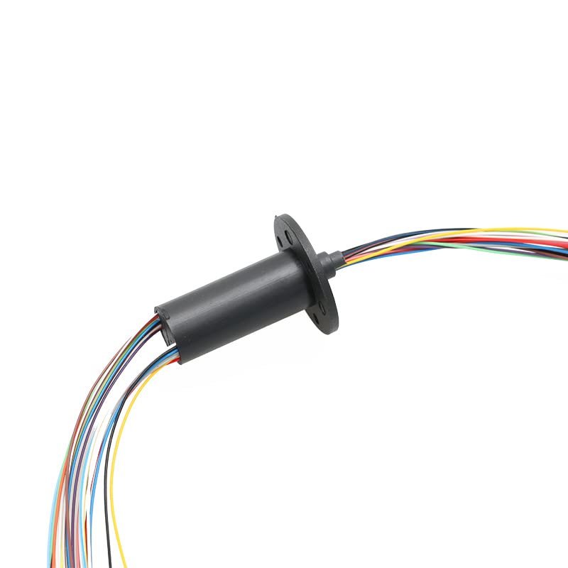 1PC Mini Rotary Slip Ring 2/4/6/8/12/18/24/36 Channels 1-2A Conductive Joint Connectors for Electrical Applications(Dia 15.5mm 24ch 2A)