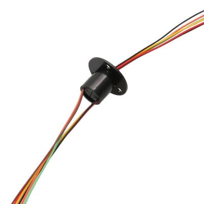 1PC Mini Rotary Slip Ring 2/4/6/8/12/18/24/36 Channels 1-2A Conductive Joint Connectors for Electrical Applications(Dia 12.5mm 6ch 2A)