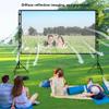 120 Inch Outdoor Projector Screen with Stand, Portable Foldable Washable Projection Screen with Carry Bag for Home Theater, Movie Night view 3