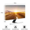 Baocicco Sunset Sunrise Highway Screen TV Dust Cover 80 Inch Desert Travel Water Proof Dust-Proof Television Covers Protective Screen TV Desktop and Home Hanging TVsYellow View view 2