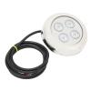 Marine Underwater Light IP68 LED Dome Lighting for Boats Yachts Pools 12V 24V DC 60 Degree Angle 4 LED Beads 102mm Diameter PVC Stainless Steel Ring (White) view 3