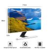 Baocicco Natural View Waterproof Television Covers 75 Inch Norway Ireland Chile Scenery Full Body Cover for TV Screen Sea Landscape LCD LED Dust Cover for Desktop TVs Hanging TV Protector view 2