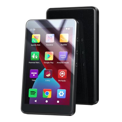96GB MP3 & MP4 Player, Android 14 Music Player with Play Store, Spotify, Audible, 4" IPS Screen MP3 Player with Bluetooth and WiFi, MP3 Player for Kids with Eye-Care Mode, Parental Control, Up to 1TB