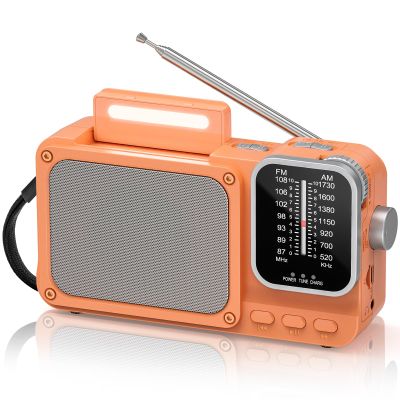 Portable Radio AM FM with Best Reception, Bluetooth Transistor Radio