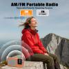 Portable Radio AM FM with Best Reception, Bluetooth Transistor Radio view 2