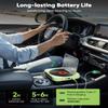 Sakertool Portable CD Player, Wireless/Wired Playback, Compact Lightweight for Travel, Home, Car Use (Green) view 3