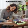 Sakertool Portable CD Player, Wireless/Wired Playback, Compact Lightweight for Travel, Home, Car Use (Green) view 4