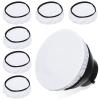 6 Pcs 7"/18cm Light Diffuser White Diffuser Lamp Cover Light Sock Lamp Shade Diffusers Softens The Lights Output for Studio Strobe Reflectors and Video Shooting view 1