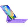 ALIWLHOF for iPad 9th Generation Case with Keyboard Magic Magnetic Keyboard Case for iPad 10.2 9th/8th/7th Gen & Air 3,Pro 10.5, Multi-Touch Trackpad - Backlit (Purple) view 1