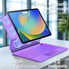 ALIWLHOF for iPad 9th Generation Case with Keyboard Magic Magnetic Keyboard Case for iPad 10.2 9th/8th/7th Gen & Air 3,Pro 10.5, Multi-Touch Trackpad - Backlit (Purple) view 3