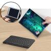 Bluetooth Keyboard Case for Fire HD 8/8 Plus (10th/12th Gen, 2020/2022), Detachable Wireless Keyboard Cover with Stand, PU Leather Protective Case for Fire HD 8 Tablet 8 Inch, Night Butterfly view 3