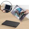 Bluetooth Keyboard Case for iPad 10.2 (7th/8th/9th Gen, 2019/2020/2021), Detachable Wireless Keyboard Cover with MultiAngle Stand, PU Leather Protective Case for iPad 10.2", Blue Dragon view 3