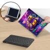 Bluetooth Keyboard Case for Fire HD 8/8 Plus (10th/12th Gen, 2020/2022), Detachable Wireless Keyboard Cover with Stand, PU Leather Protective Case for Fire HD 8 Tablet 8 Inch, Lotus Turtle view 3