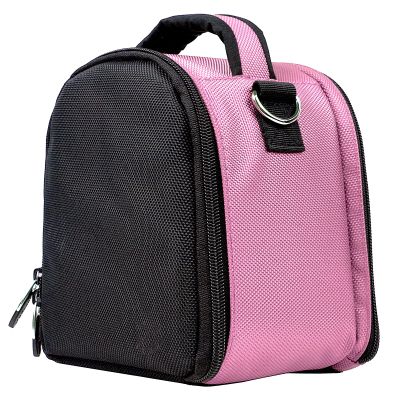 eBigValue DSLR Camera Bag Travel Friendly Nylon Protective Pouch with Padded Compartment, Removable Strap, Accessory Pockets, Top Handle, Storage Organizer for Cameras & Camcorders