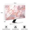 Baocicco Waterproof Weatherproof Television Cover 40, 41, 4243 Inch Anti-Static Dustproof Protective Full Body Cover for TV Screen Sleeve Compatible with Television LED LCD OLED TVsPink Marble view 2