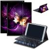 Bluetooth Keyboard Case for Fire Max 11 (13th Gen, 2023 Release), Detachable Wireless Keyboard Cover with Stand, PU Leather Protective Case for Fire Max 11 Tablet 11 Inch, Gold Butterfly view 1