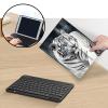 Bluetooth Keyboard Case for Fire HD 8/8 Plus (10th/12th Gen, 2020/2022), Detachable Wireless Keyboard Cover with Stand, PU Leather Protective Case for Fire HD 8 Tablet 8 Inch, White Tiger view 3