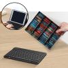 AIRWEE Keyboard Case for iPad Air 11 inch (M3/M2, 2025/2024) & for iPad Air 5th/4th Gen 10.9" with Detachable Bluetooth, Durable PU Leather MultiAngle Stand Protective Case, Library view 3
