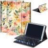 Bluetooth Keyboard Case for Fire Max 11 (13th Gen, 2023 Release), Detachable Wireless Keyboard Cover with Stand, PU Leather Protective Case for Fire Max 11 Tablet 11 Inch, Flowers view 1