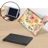 Bluetooth Keyboard Case for Fire Max 11 (13th Gen, 2023 Release), Detachable Wireless Keyboard Cover with Stand, PU Leather Protective Case for Fire Max 11 Tablet 11 Inch, Flowers view 3