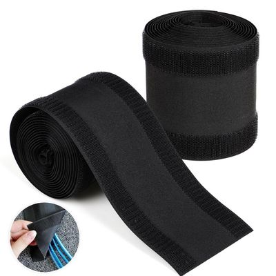9.8 Feet Carpet Cord Protector, 2 Rolls Floor Cable Cover for Carpet, Cable Management Solution for Offices, Exhibition and Shopping Malls