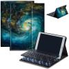 AIRWEE Keyboard Case for iPad Air 11 inch (M3/M2, 2025/2024) & for iPad Air 5th/4th Gen 10.9" with Detachable Bluetooth, Durable PU Leather MultiAngle Stand Protective Case, Fantasy Nebula view 1