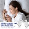 Hulaed Invisible Sleep Headphones,Sleep Earbuds for Side Sleepers (White) view 3