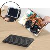AIRWEE Keyboard Case for iPad Air 11 inch (M3/M2, 2025/2024) & for iPad Air 5th/4th Gen 10.9" with Detachable Bluetooth, Durable PU Leather MultiAngle Stand Protective Case, Cute Cow view 3