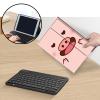 AIRWEE Keyboard Case for iPad Air 11 inch (M3/M2, 2025/2024) & for iPad Air 5th/4th Gen 10.9" with Detachable Bluetooth, Durable PU Leather MultiAngle Stand Protective Case, Cute Pink Pig view 3