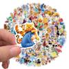 100 Pcs Cartoon Disney Stickers for Water Bottle, Helmet, Laptop, Phone, Princess Decals Gifts, Party Favors, Cartoon Movie Characters Sticker Decorations for Kids Teens Boy (Dsn) view 3