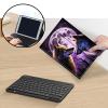 AIRWEE Keyboard Case for iPad Air 11 inch (M3/M2, 2025/2024) & for iPad Air 5th/4th Gen 10.9" with Detachable Bluetooth, Durable PU Leather MultiAngle Stand Protective Case, Purple Wolf Moon view 3