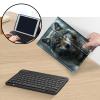 AIRWEE Keyboard Case for iPad Air 11 inch (M3/M2, 2025/2024) & for iPad Air 5th/4th Gen 10.9" with Detachable Bluetooth, Durable PU Leather MultiAngle Stand Protective Case, Wolf view 3
