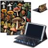 AIRWEE Keyboard Case for iPad Air 11 inch (M3/M2, 2025/2024) & for iPad Air 5th/4th Gen 10.9" with Detachable Bluetooth, Durable PU Leather MultiAngle Stand Protective Case, Mushroom view 1