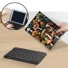 AIRWEE Keyboard Case for iPad Air 11 inch (M3/M2, 2025/2024) & for iPad Air 5th/4th Gen 10.9" with Detachable Bluetooth, Durable PU Leather MultiAngle Stand Protective Case, Mushroom view 3