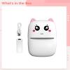 Mistake Portable Printing Wizard for Scholars, Thermal Paper Roll and U Cable Comprises, Inkless Printer, Cat Face Wireless All Printer, view 4