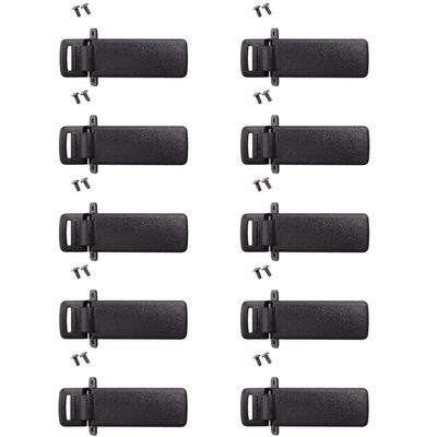 10pcs Belt Clip Two Way Radio Walkie Talkie Back Clip Compatible with Baofeng UV-5R UV-5RA UV-5RB UV-5RC 5RD 5RE