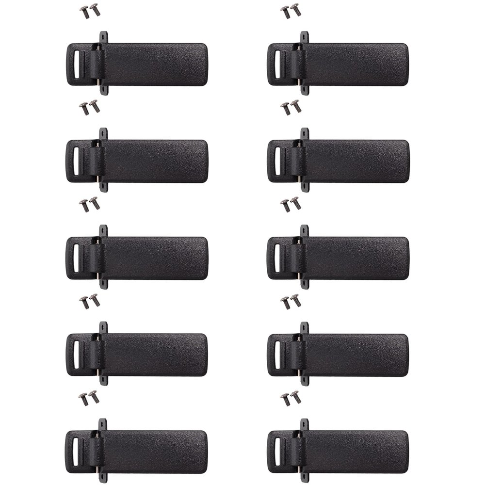 10pcs Belt Clip Two Way Radio Walkie Talkie Back Clip Compatible with Baofeng UV-5R UV-5RA UV-5RB UV-5RC 5RD 5RE