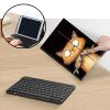 AIRWEE Keyboard Case for iPad Air 11 inch (M3/M2, 2025/2024) & for iPad Air 5th/4th Gen 10.9" with Detachable Bluetooth, Durable PU Leather MultiAngle Stand Protective Case, Fish Cat view 3