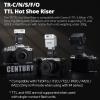 GODOX TR O TR-O TRO TTL Hot Shoe Riser for Godox Flash Olympus iT30Pro-O iT30ProO iT20-O iT22-O iT30Pro-O, Speedlight Extender to Reduce Lens Shadow for Camera Flash (TRO for Olympus) view 2