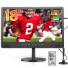 Desobry 18.5" Portable TV with Antenna, 6000mAh Built-in Power Operated TV, 12 Volt Small TV Support HDMI/AV/USB/Headphone Jack InputPortable T V for Camping, RV, Patio, Kitchen, Indoor, Outdoor view 1