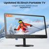 Desobry 18.5" Portable TV with Antenna, 6000mAh Built-in Power Operated TV, 12 Volt Small TV Support HDMI/AV/USB/Headphone Jack InputPortable T V for Camping, RV, Patio, Kitchen, Indoor, Outdoor view 2