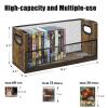 PUTNATRUE DVD/Blu ray Storage Rack, DVD Shelf Holds Up To 28 DVD Cases, Stackable DVD Tower also Used for CDs, Video Game Cases, Vhs Taps, Jewel and Cassette Cases on Desktop view 3