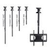 GZHENMZ Adjustable Ceiling TV Mount Full Motion Bracket for 32 65 Inch LCD TVs & Monitors Swivel & Tilt Design with Height Adjustment Secure in Tion for Home & Office view 3