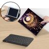 AIRWEE Keyboard Case for iPad Air 11 inch (M3/M2, 2025/2024) & for iPad Air 5th/4th Gen 10.9" with Detachable Bluetooth, Durable PU Leather MultiAngle Stand Protective Case, Moon view 3