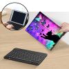 AIRWEE Keyboard Case for iPad Air 11 inch (M3/M2, 2025/2024) & for iPad Air 5th/4th Gen 10.9" with Detachable Bluetooth, Durable PU Leather MultiAngle Stand Protective Case, Cute Cat with Butterfly view 3