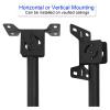 GZHENMZ TV Stand Tilt Swivel Ceiling TV Mount Full Motion Adjustable TV Mount Bracket Fits 23-46 Inch TVs Max 400x400mm Expansion Screw Fixing,40-80cm view 4