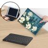 AIRWEE Keyboard Case for iPad Air 11 inch (M3/M2, 2025/2024) & for iPad Air 5th/4th Gen 10.9" with Detachable Bluetooth, Durable PU Leather MultiAngle Stand Protective Case, Flower Bible 18-18 view 3