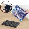 AIRWEE Keyboard Case for iPad Air 11 inch (M3/M2, 2025/2024) & for iPad Air 5th/4th Gen 10.9" with Detachable Bluetooth, Durable PU Leather MultiAngle Stand Protective Case, White Wolf view 3